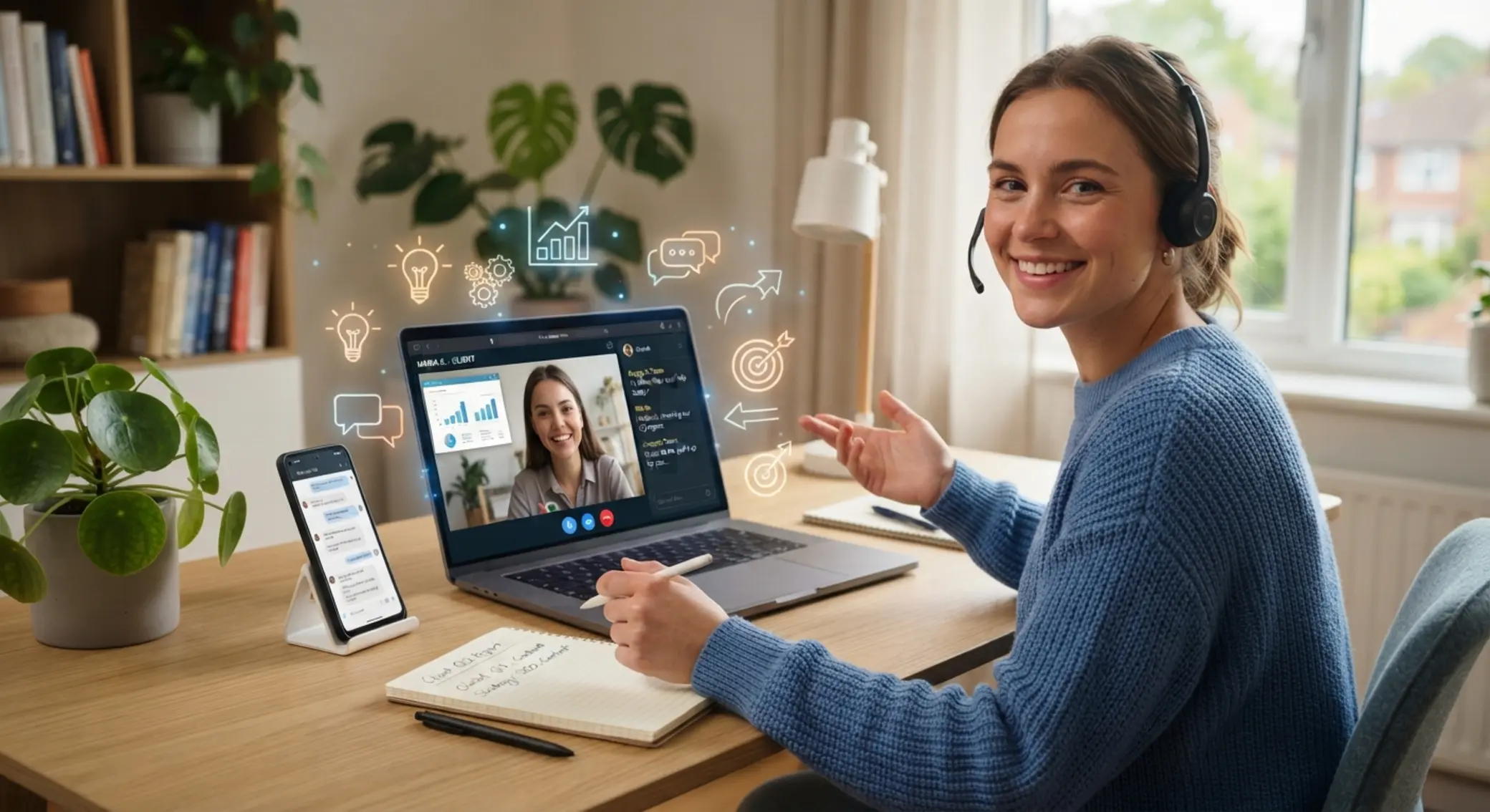 Online konzultace a komunikace s klientem