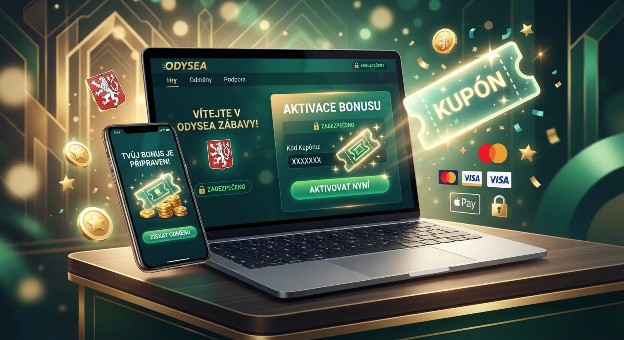 Fortuna promo kód 2026 ilustrace Ilustrace k tématu Fortuna promo kód 2026 a aktivace bonusu