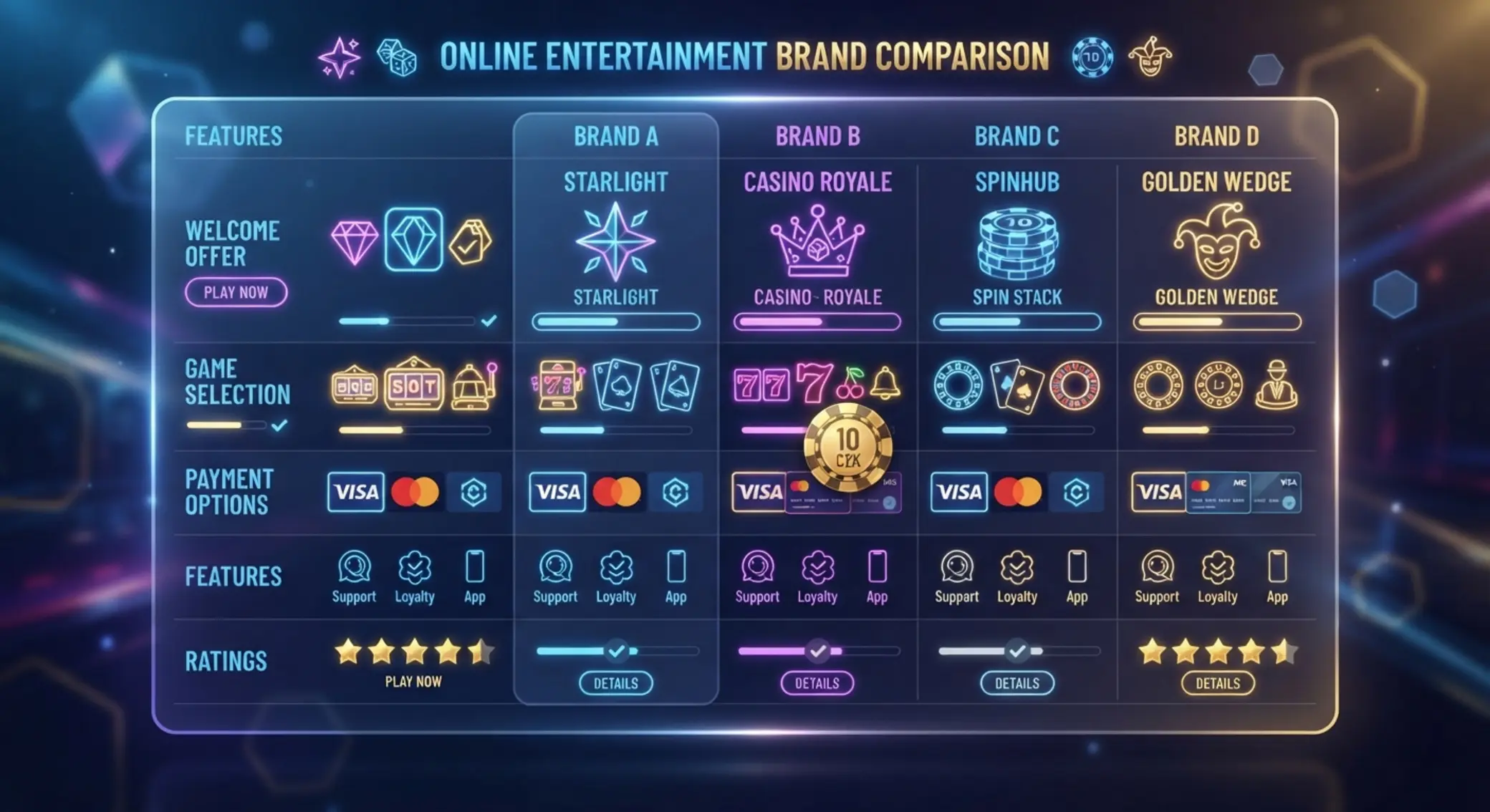 Přehled online casin s nízkým vkladem kolem 10 Kč